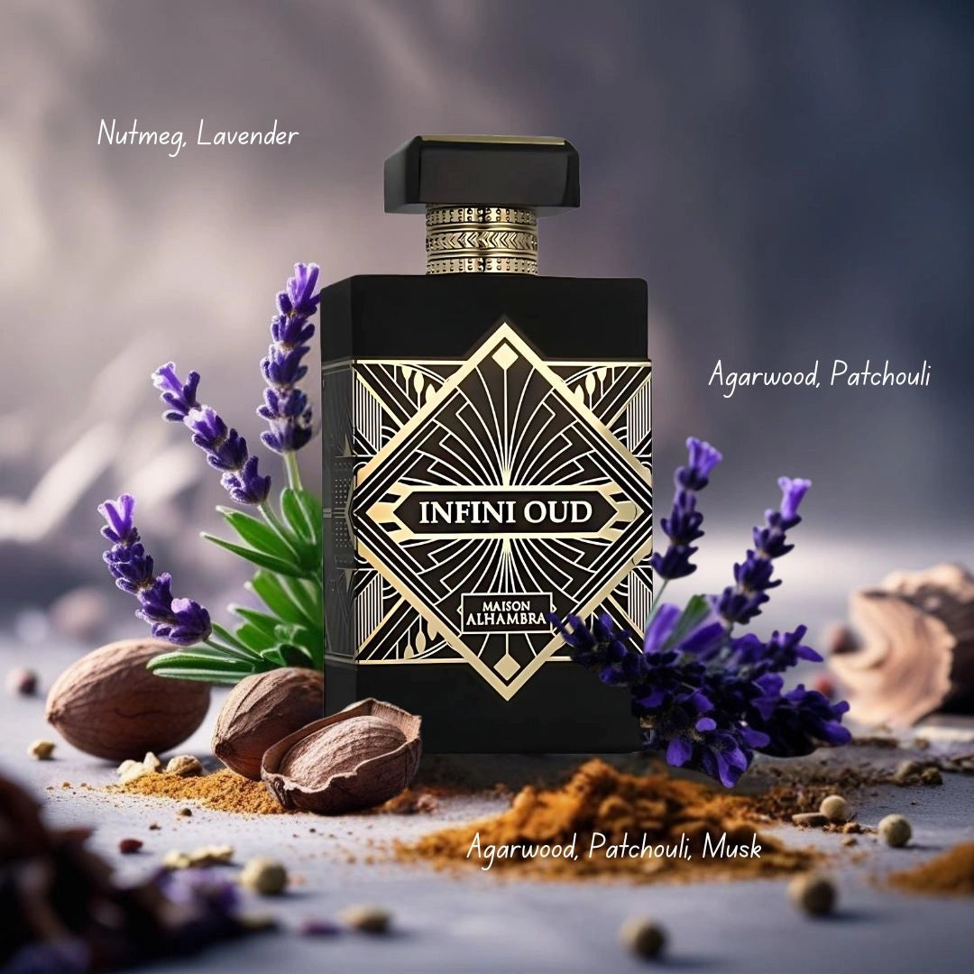 Infini Oud Eau de Parfum Spray 100ml Maison Alhambra