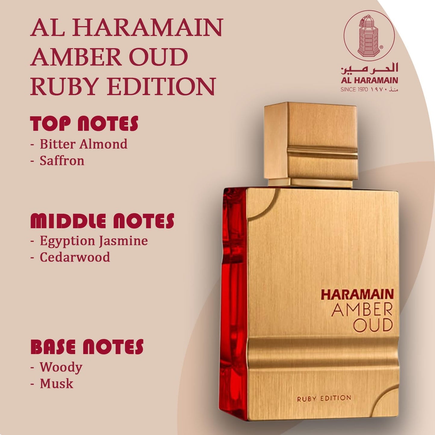 Al Haramain Amber Oud Ruby Eau De Parfum for Unisex