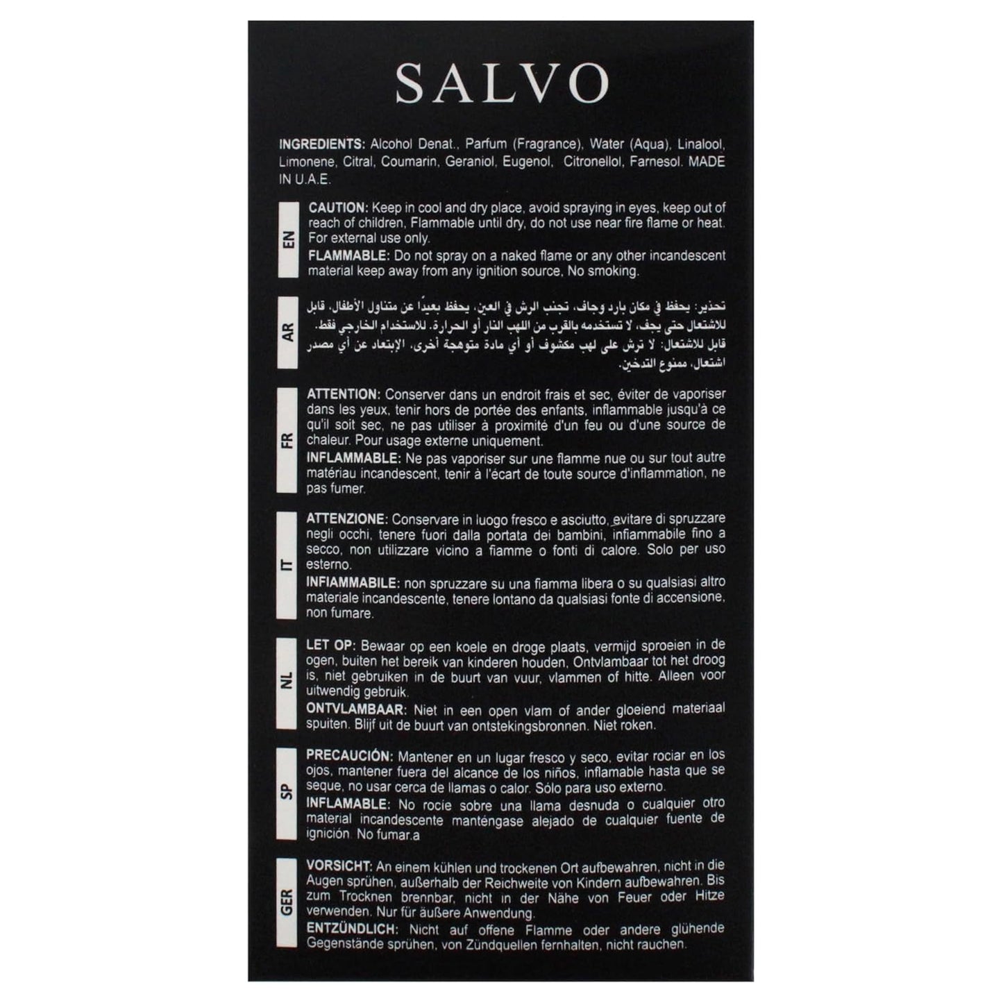 Salvo Intense by Maison Alhambra for Men Maison Alhambra