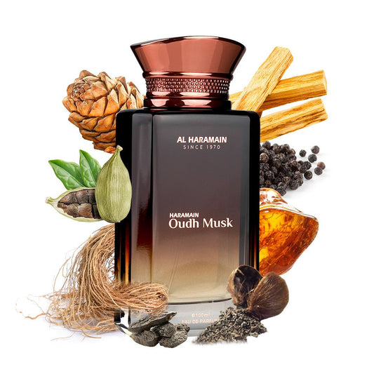 Haramain Oudh Musk, 100ml, Eau De Parfum