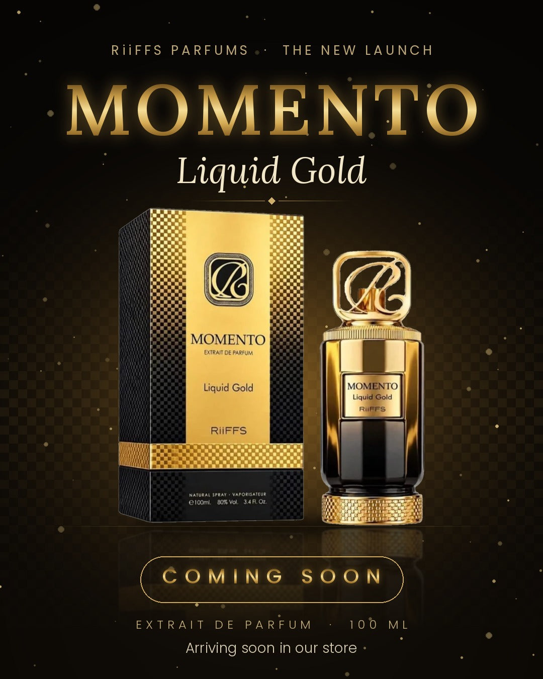 RiiFFS Momento Liquid Gold Extrait de Parfum 100 ml – coming soon